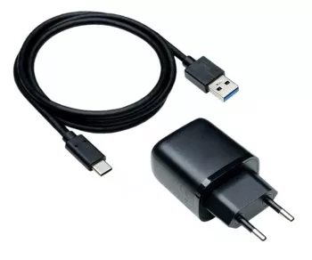 USB PD/QC 3.0 töltőadapter, A-C kábellel együtt 20W, 3,6V~5,9V/3A; 6~9V/2A; 9V~12V/1,5A